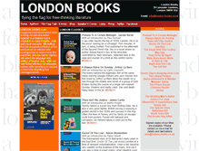 Tablet Screenshot of london-books.co.uk